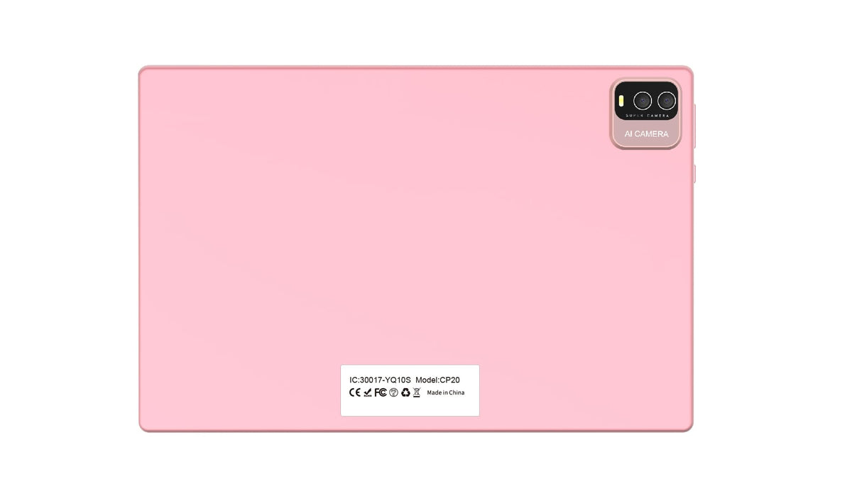 10 inch Android 15 Tablet with Keyboard Case Mouse Stylus Pink D31795