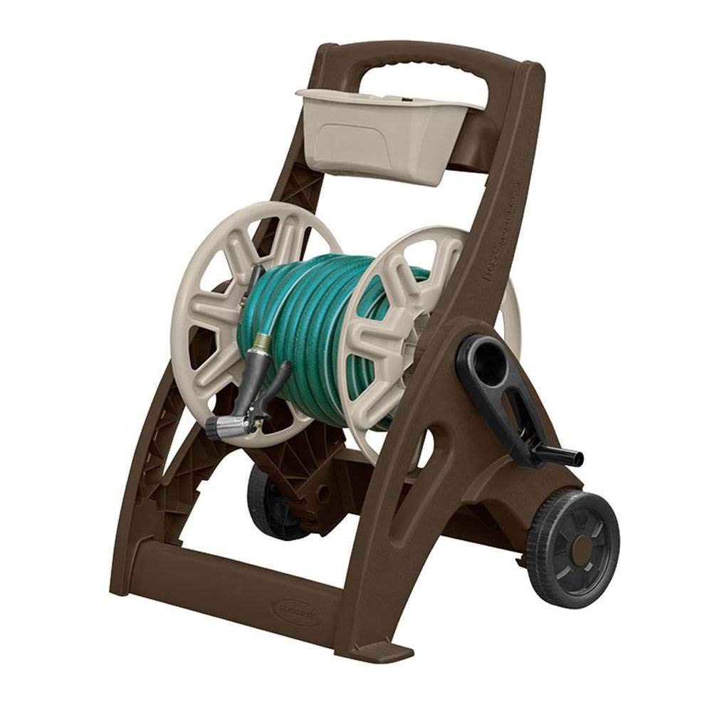 Lightweight Portable Garden Hose Reel Cart with Wheels and Crank Handle G6534