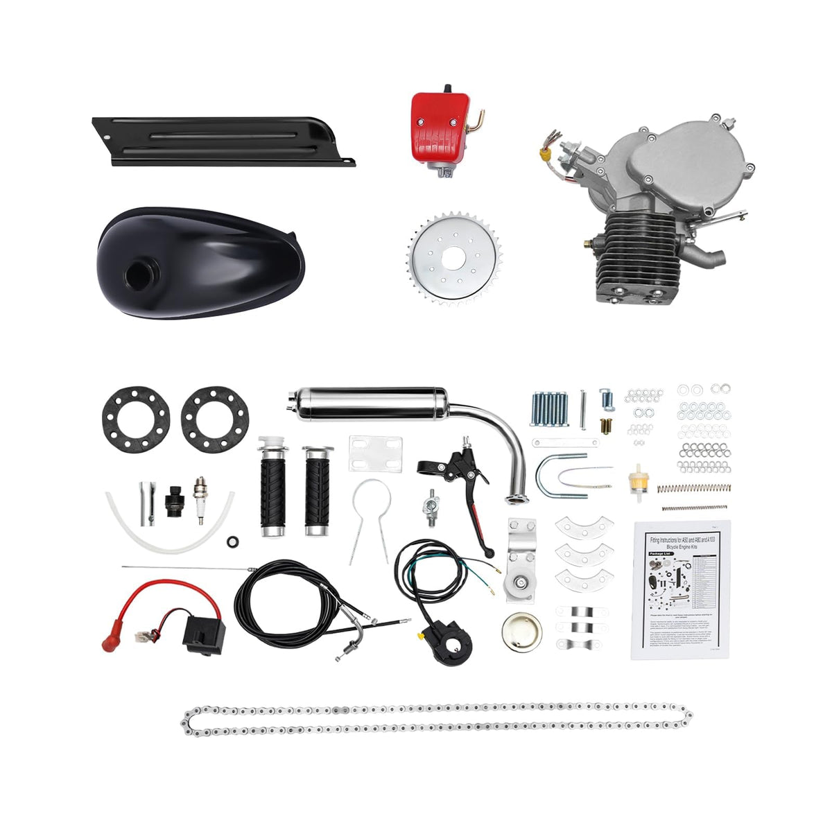 100CC 2-Stroke Gas Bike Conversion Kit with 36 Tooth Sprocket W2937