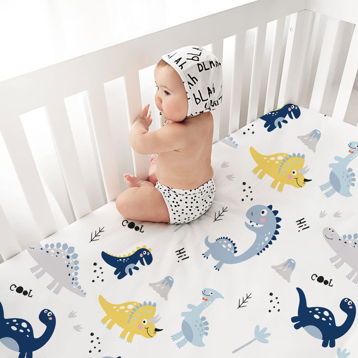 3 Pack Baby Crib Sheets B886595