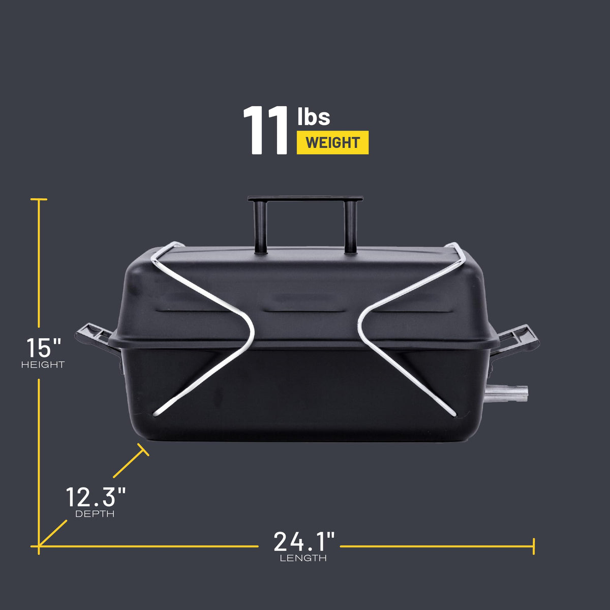 Portable 1-Burner Propane Gas Grill C53496
