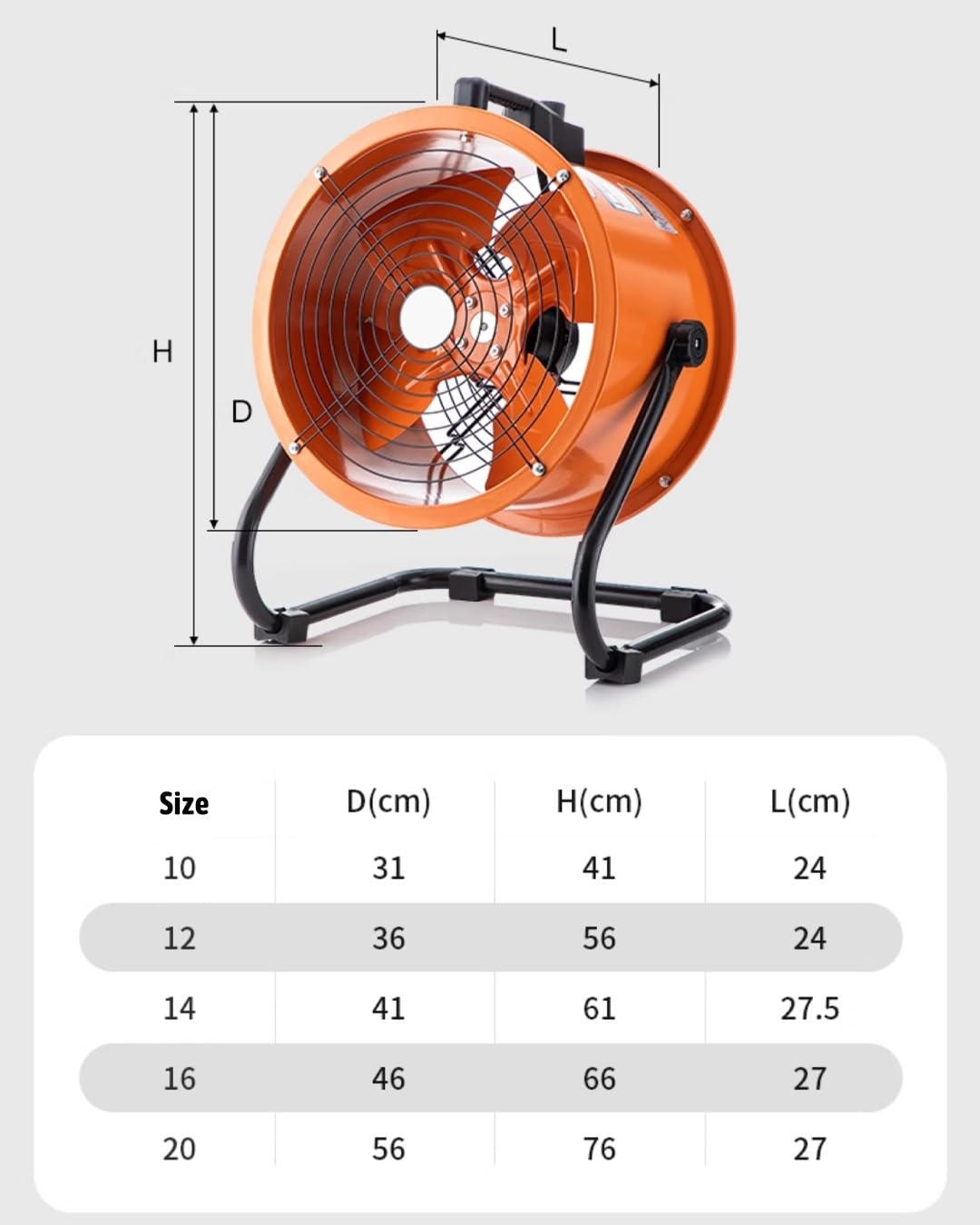 High Velocity Outdoor Pedestal Fan 3-Speed 20in D60778