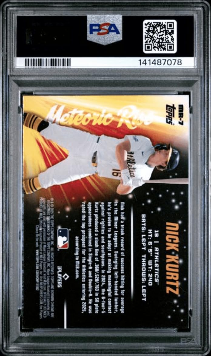 2025 Topps Bowman Chrome Mega Box Baseball Card PSA 10 E767524