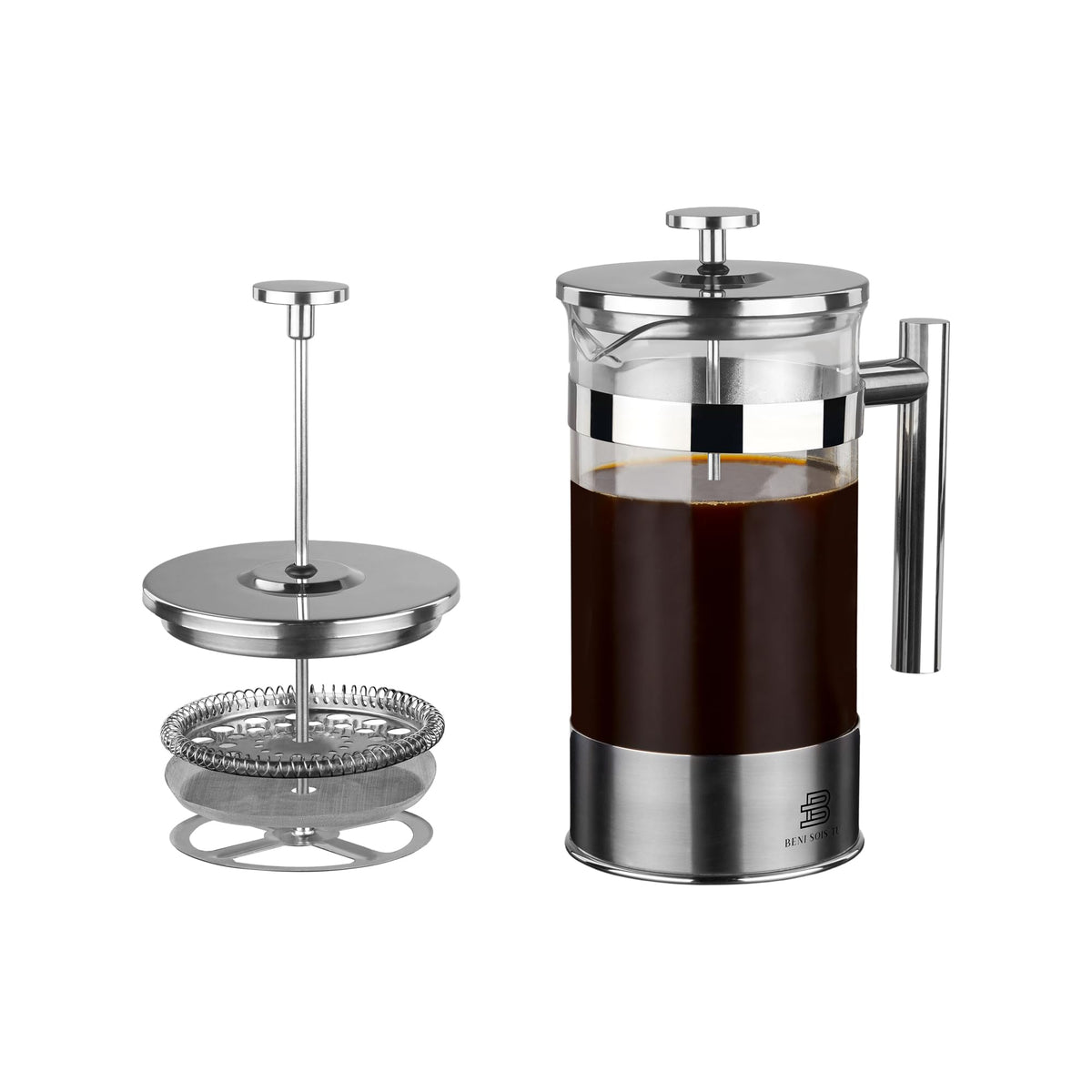 34 oz Borosilicate Glass French Press Coffee Maker F575