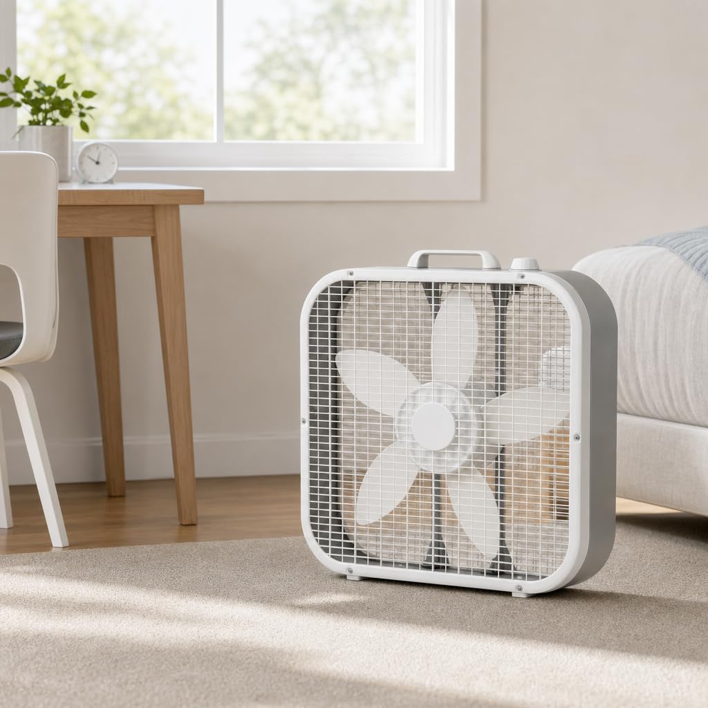 20 Inch 3 Speed Square Cooling Fan R594