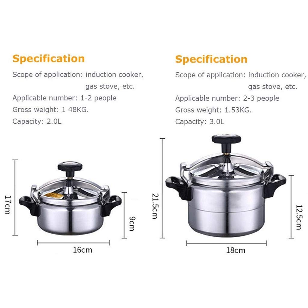 Aluminum Non-stick Pressure Cooker 2L C7452