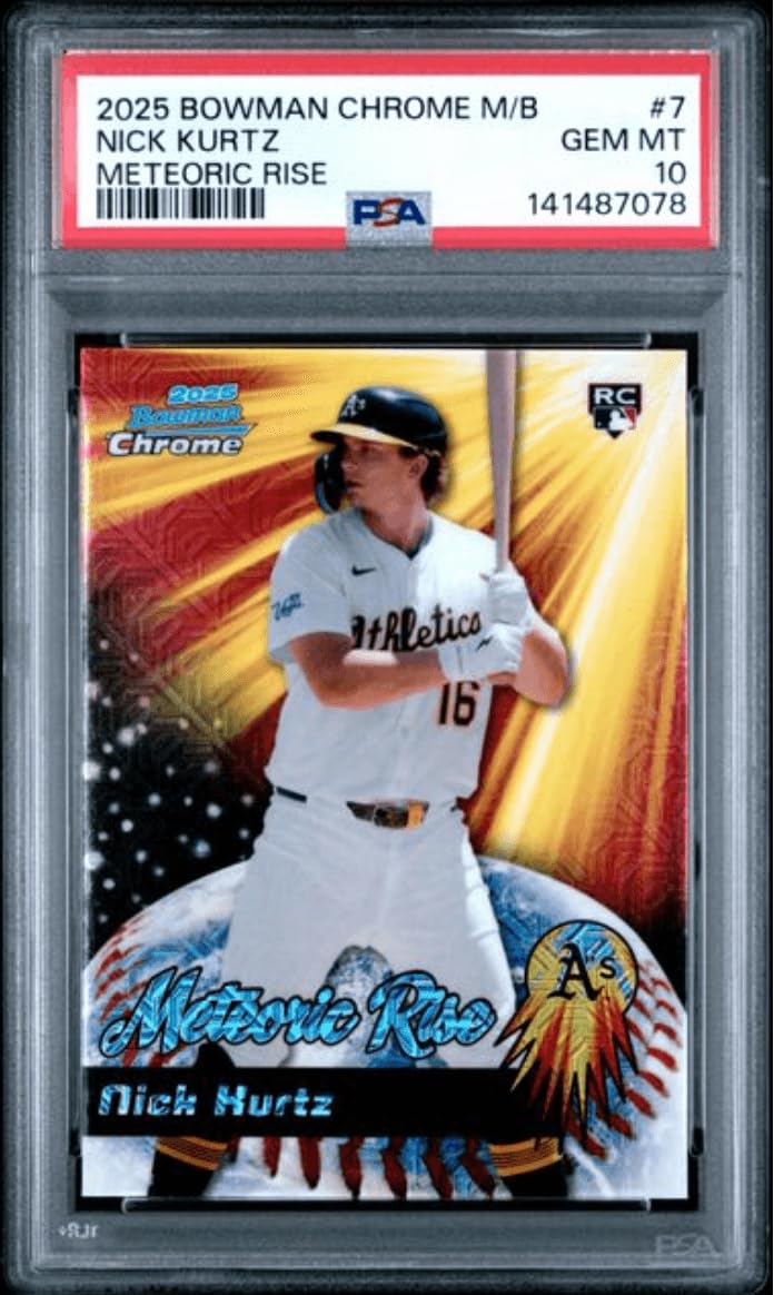 2025 Topps Bowman Chrome Mega Box Baseball Card PSA 10 E767524