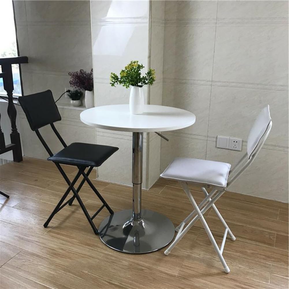 Foldable Counter Height Stool with Backrest N654