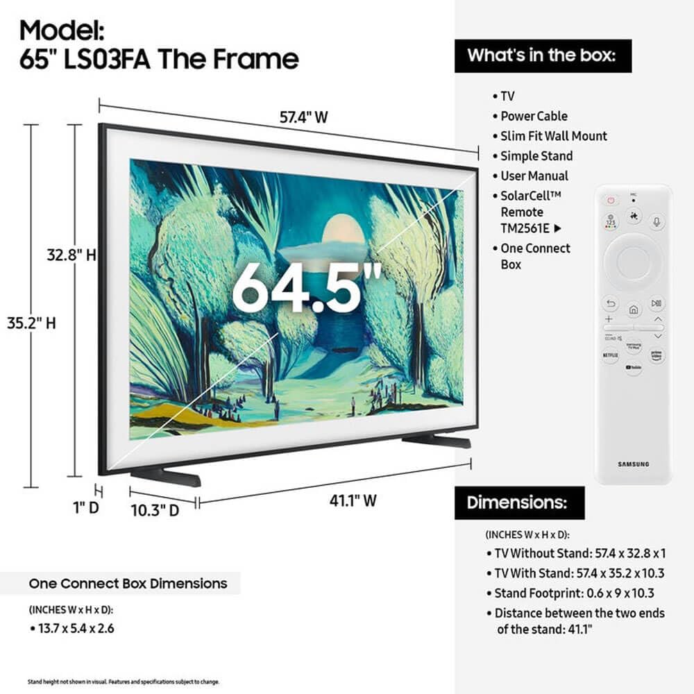 65 inch QLED 4K HDR Smart TV Z997