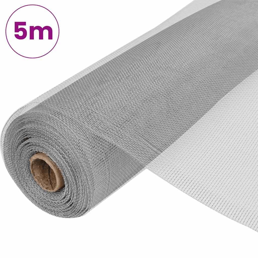 Aluminum Mesh Screen 39.4"x196.9" Silver J3346