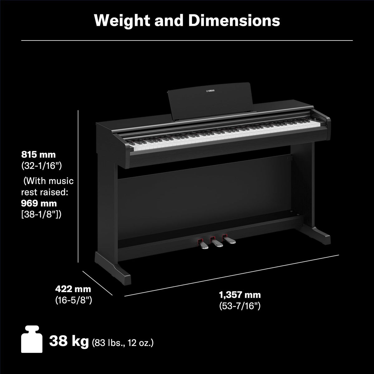 88-Key Weighted Digital Piano Keyboard with Bench X977808