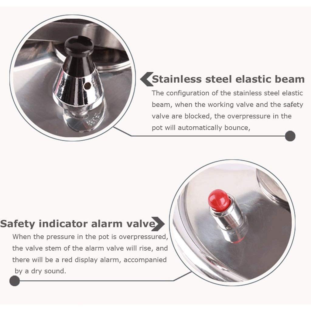 Aluminum Non-stick Pressure Cooker 2L C7452