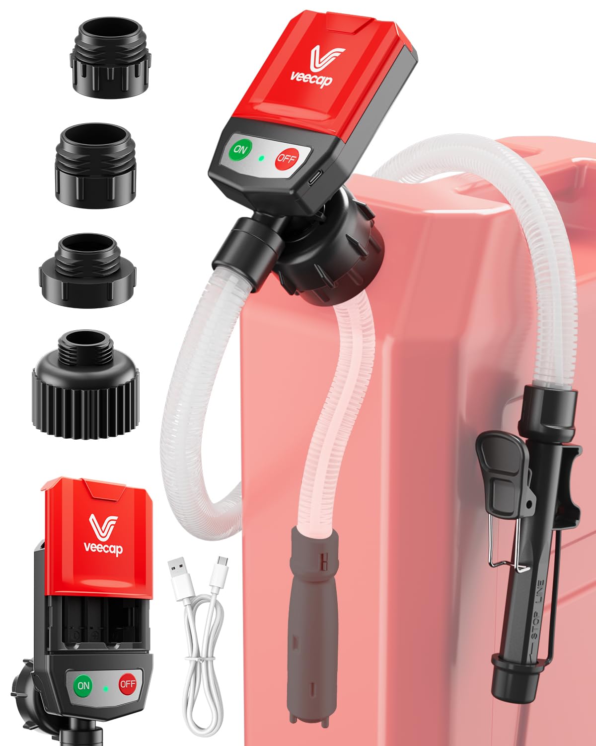Automatic Electric Fuel Transfer Pump with Auto-Stop, 3.8GPM X128783