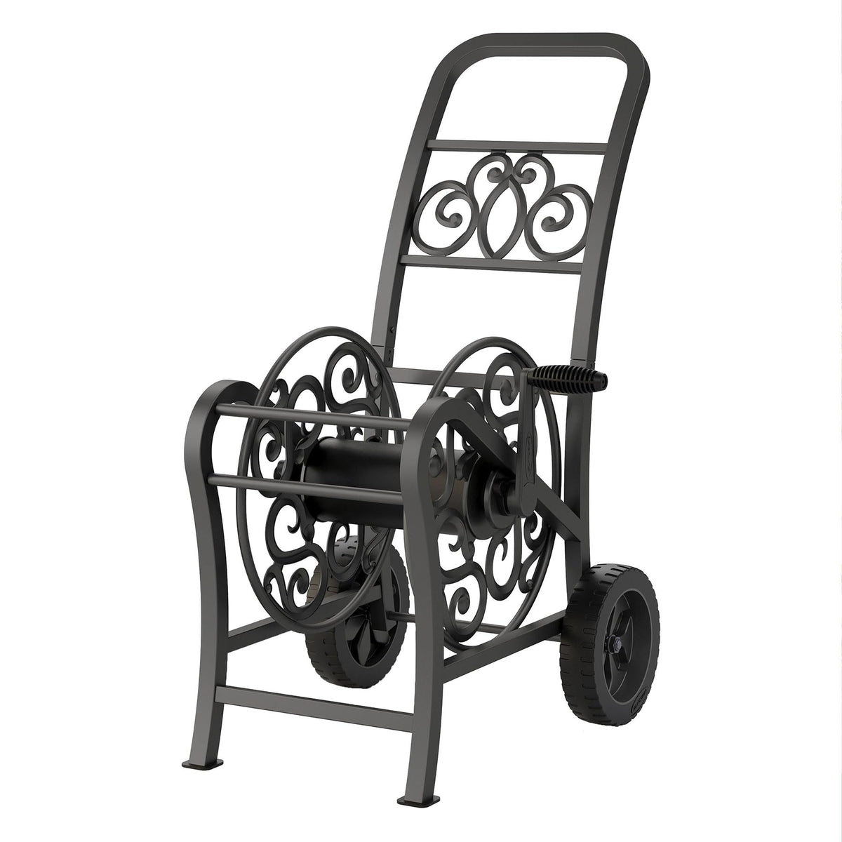 Metal 150' Hose Cart with Flat-Free Wheels O625