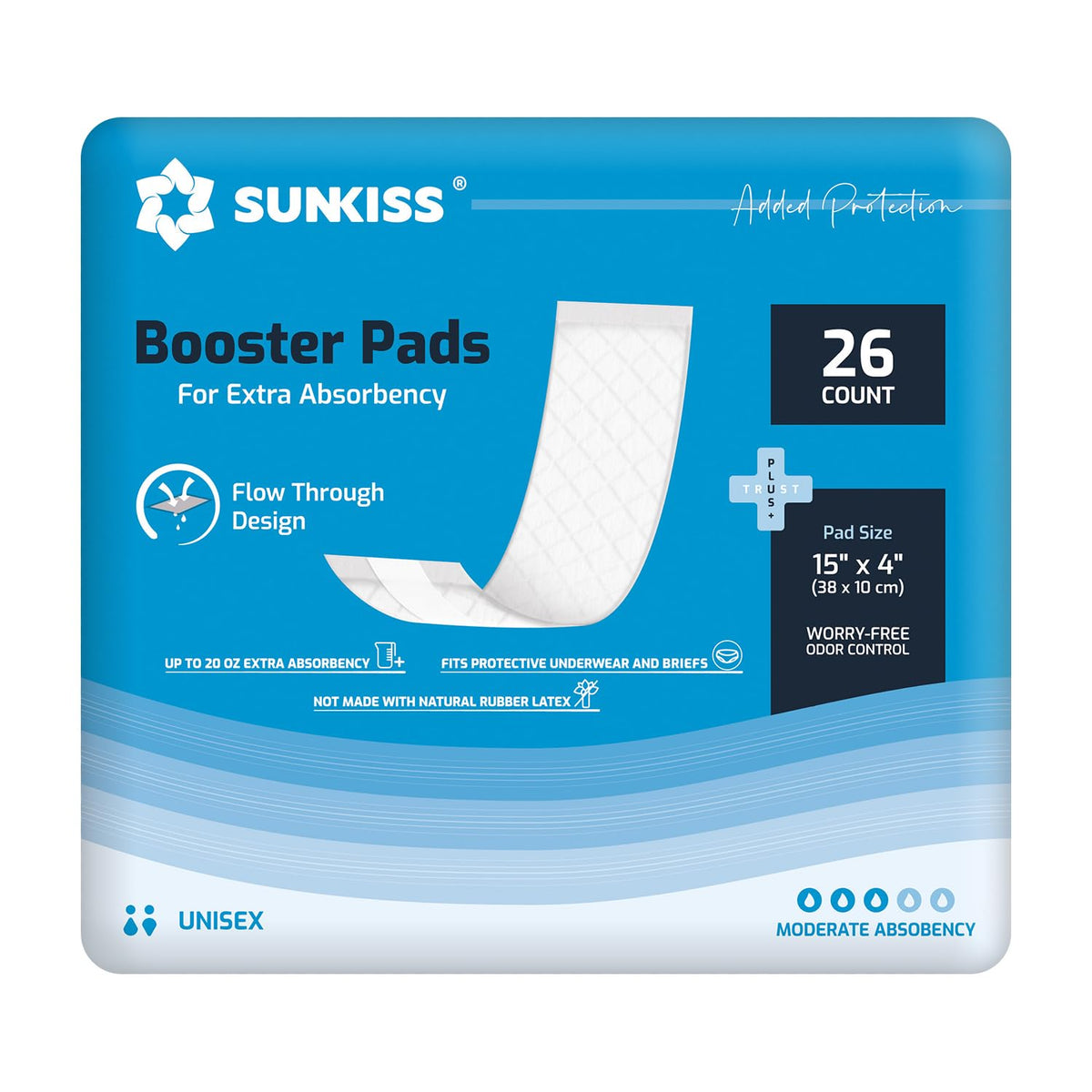 Adult Diapers Large 12 Count & Booster Pads 26 Count B610447