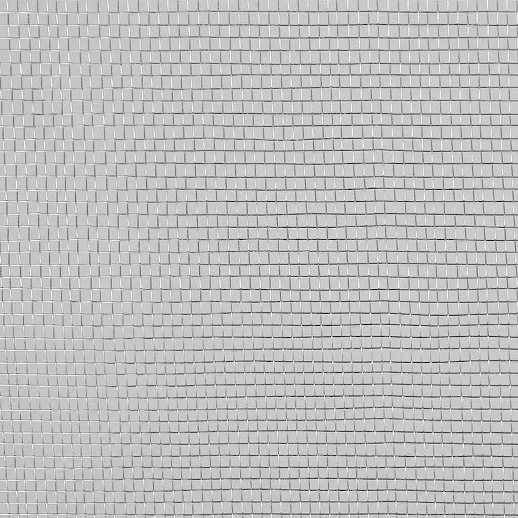 Aluminum Mesh Screen 39.4"x196.9" Silver J3346