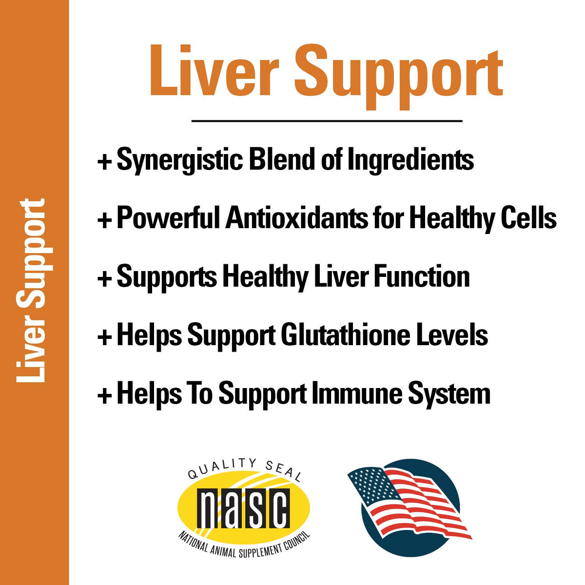 Liver Support Pet Health Supplement 60 Ct H3850