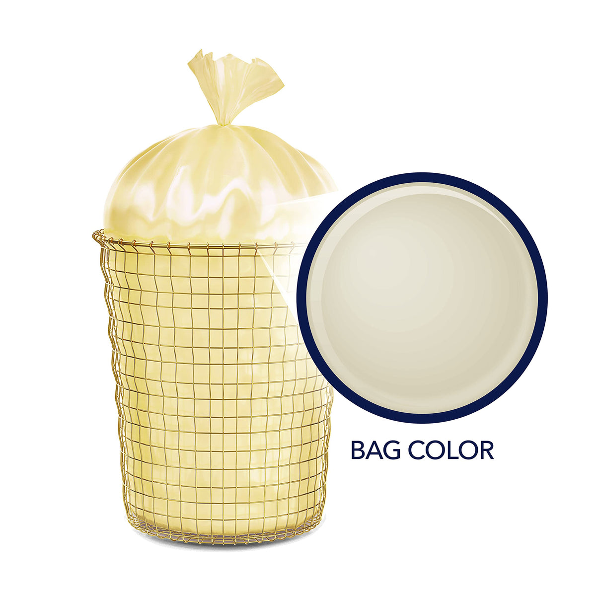 8 Gallon Twist Tie Trash Bags J80572