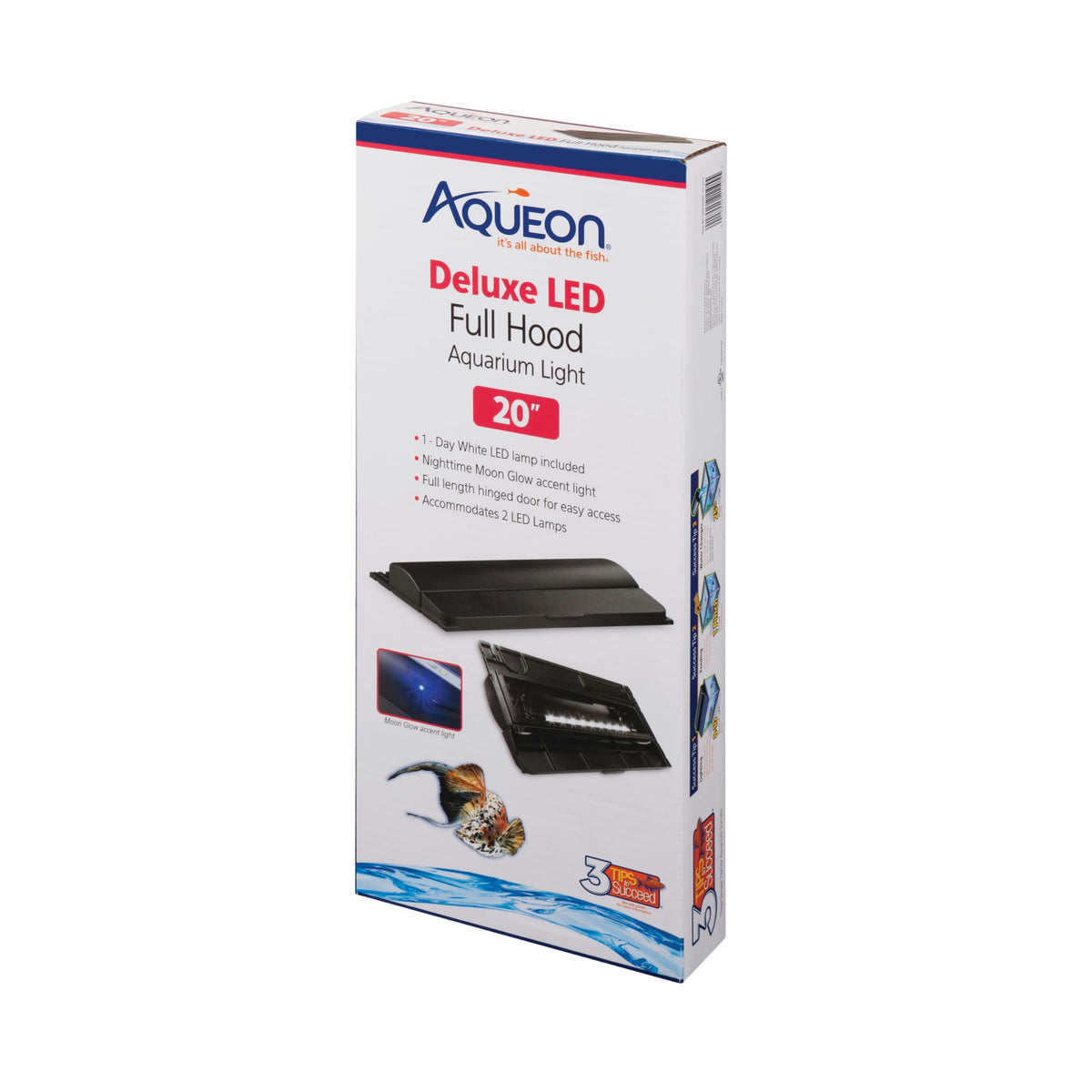 Black 20 Inch LED Aquarium Hood Q52803