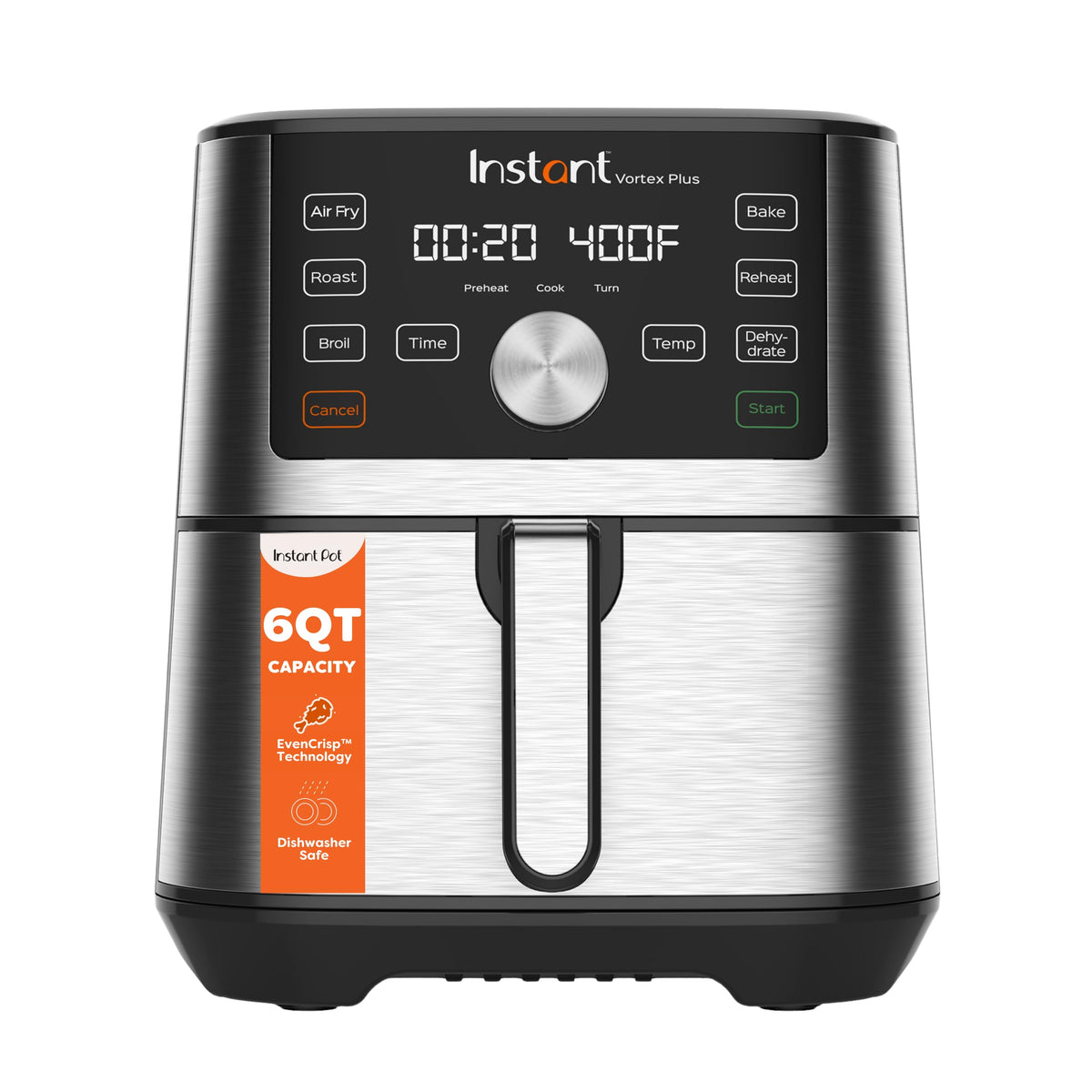 6-in-1 Stainless Steel Air Fryer Y346167