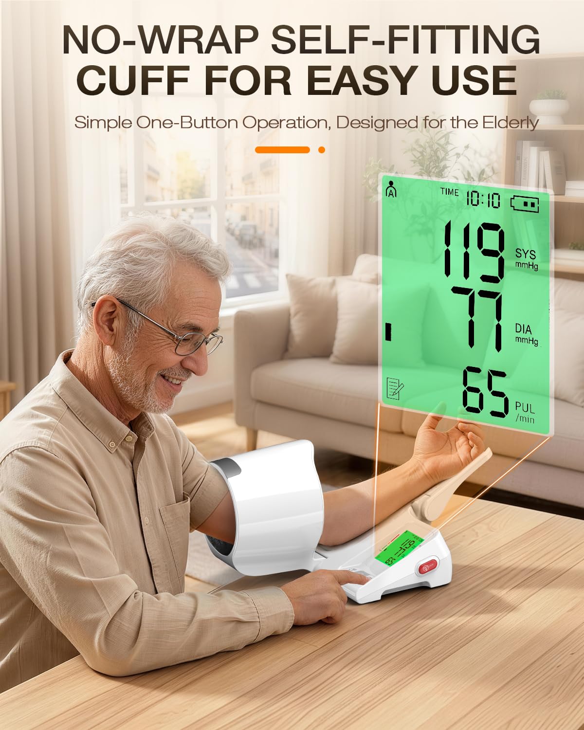 Upper Arm Blood Pressure Monitor Large Y8116