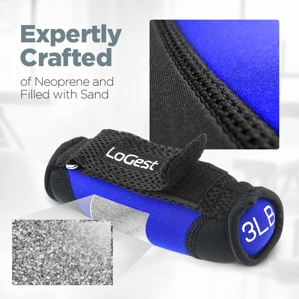 Soft Hand Weights with Straps H57694