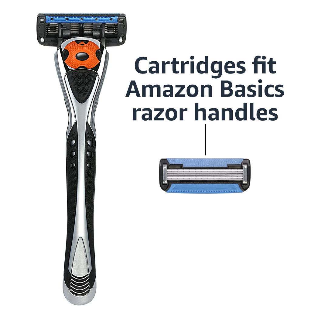 5-Blade Men's Razor with 16 Cartridges, Black Y8192