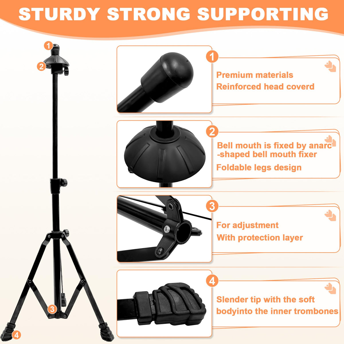 Folding Trombone Stand P61510