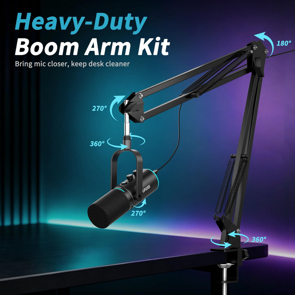 XLR/USB Dynamic Podcast Microphone C9704