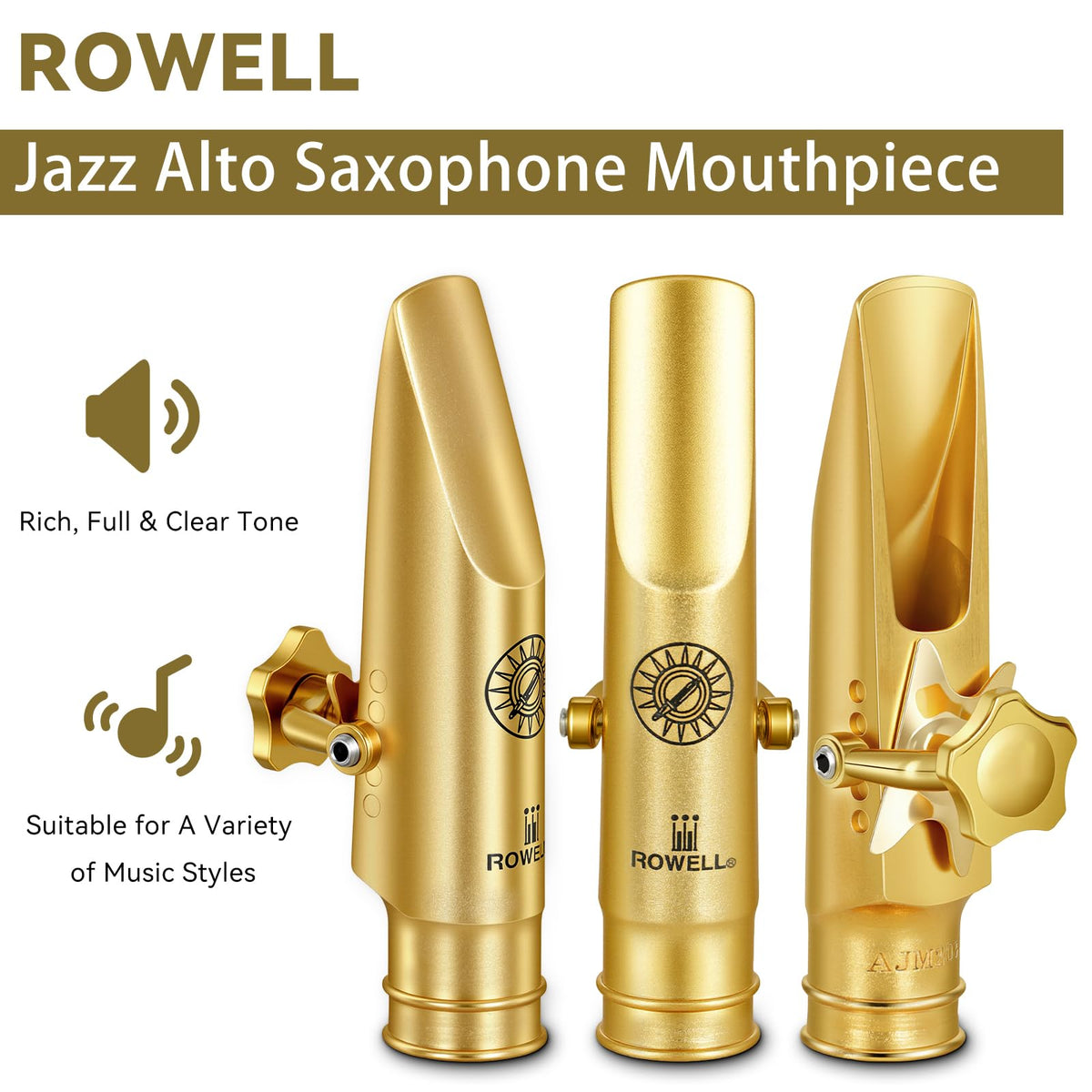 Alto Saxophone Metal Mouthpiece T814