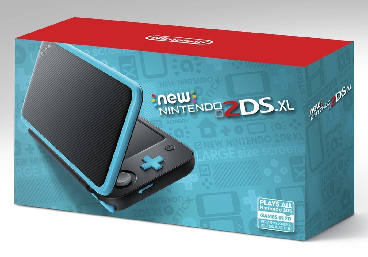Black Turquoise Handheld Game Console M8849