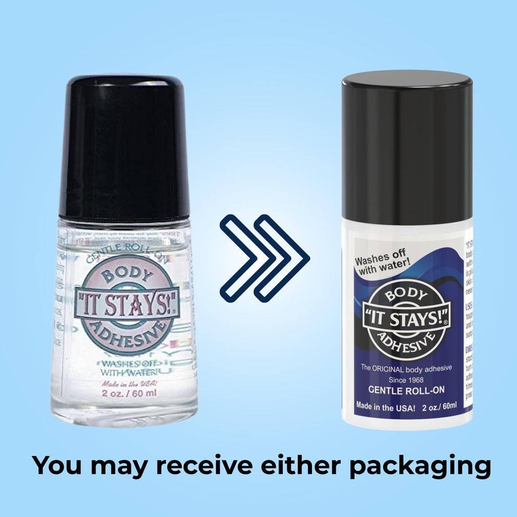 Roll-On Body Fixative Glue 2 oz 3 Bottle Value Pack C4562