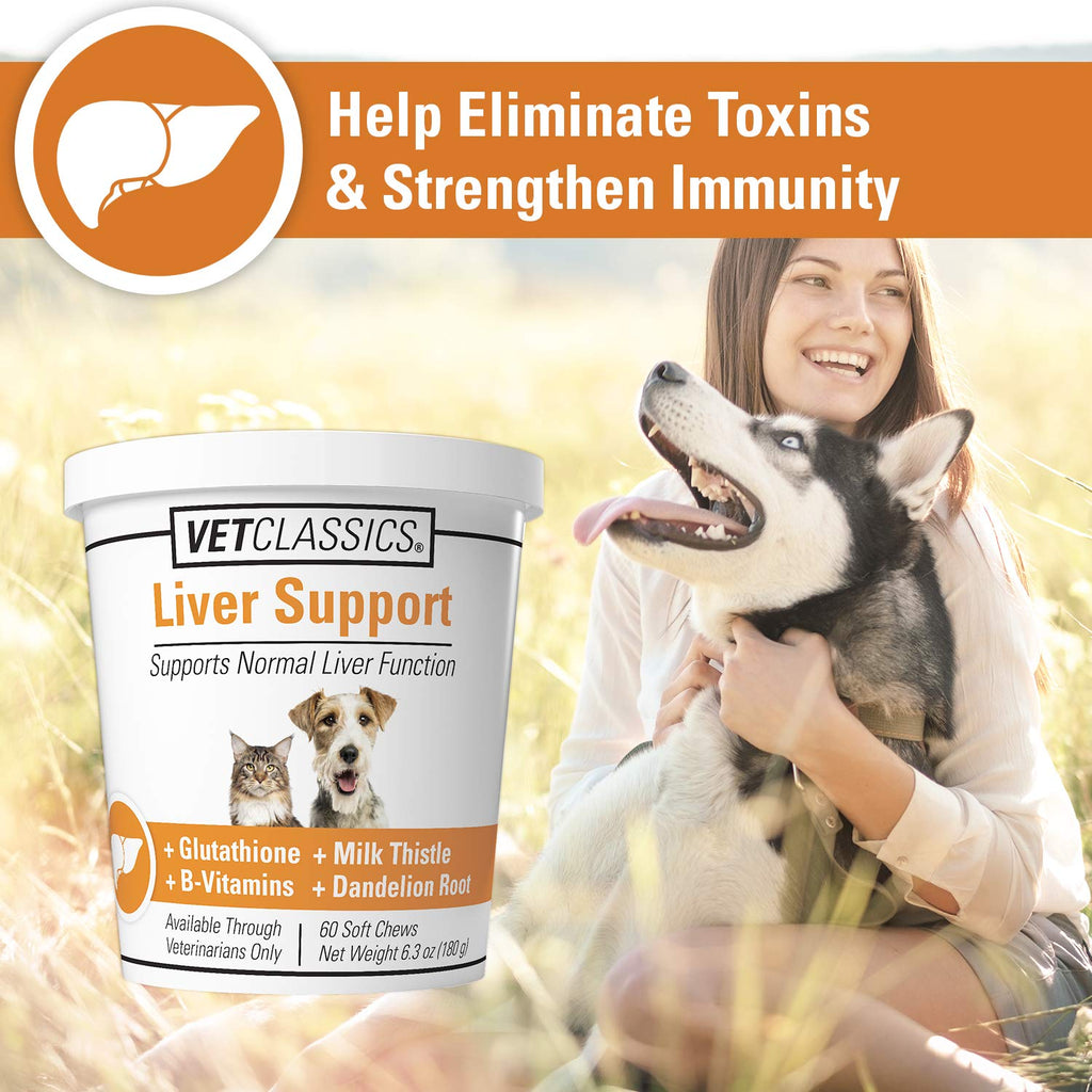 Liver Support Pet Health Supplement 60 Ct H3850