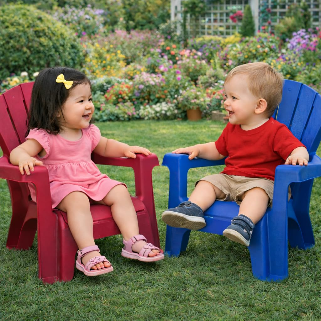 Blue 2 Pack Kids Outdoor Chair Set M3769