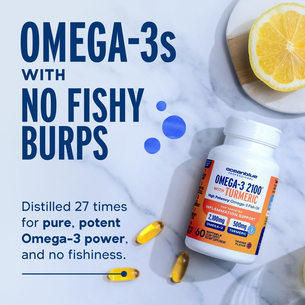 Omega-3 with Turmeric 60 Softgels J669