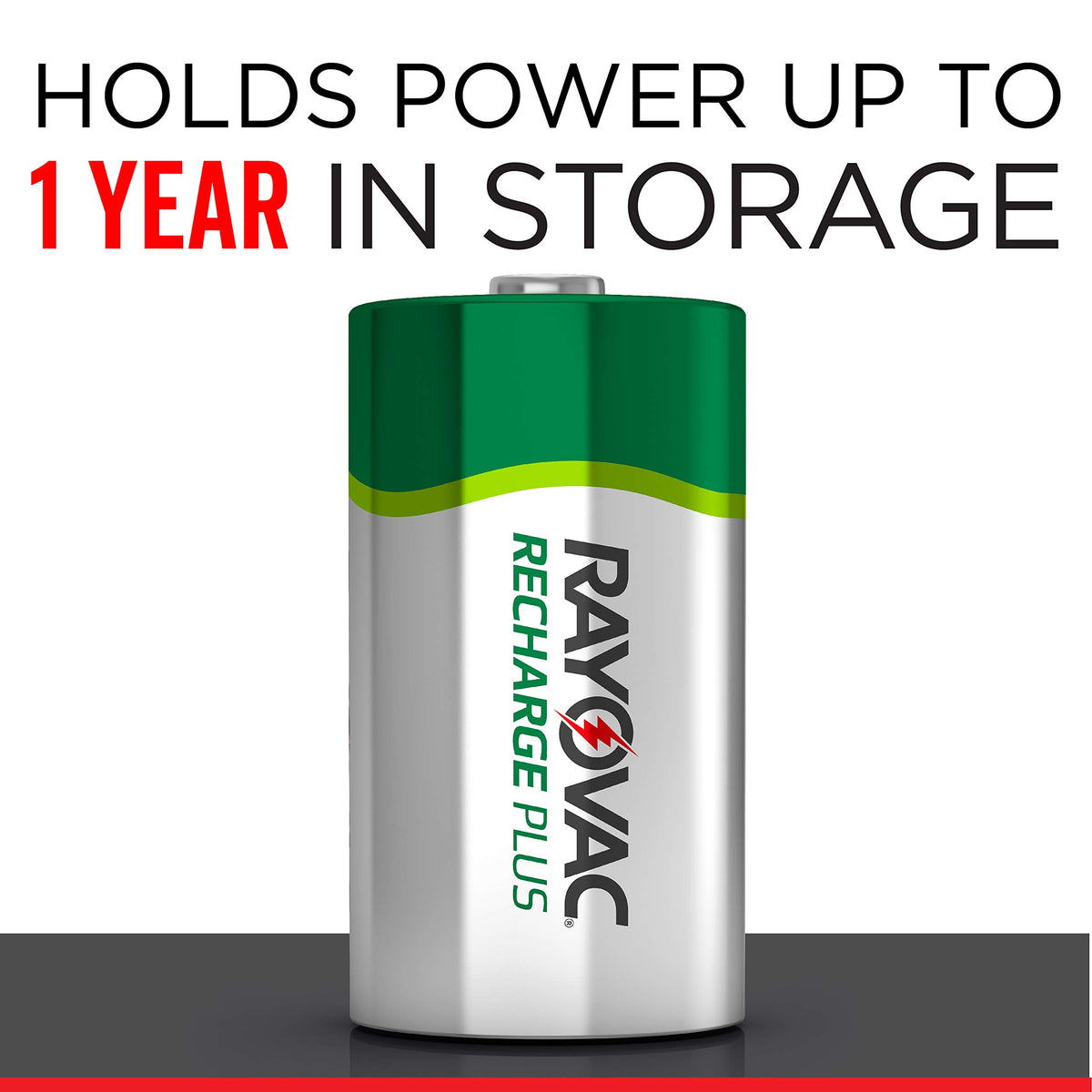 Rechargeable D Batteries 2 Count E268731