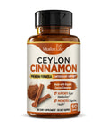 Organic Ceylon Cinnamon 1200mg 60 Vegan Capsules Q167