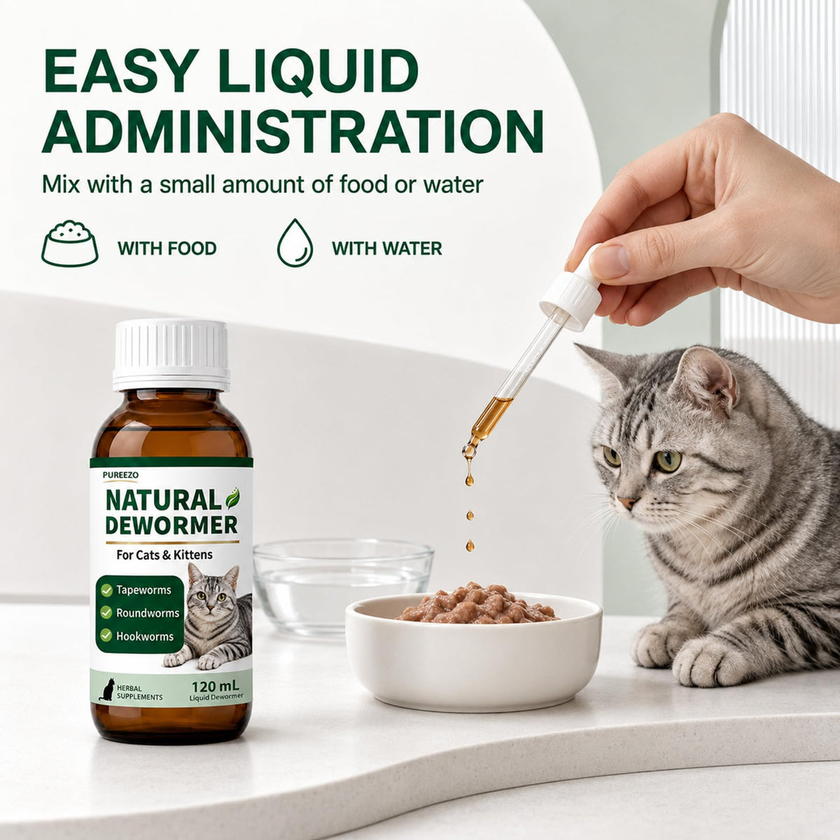 Cat Dewormer for Cats & Kittens V48430