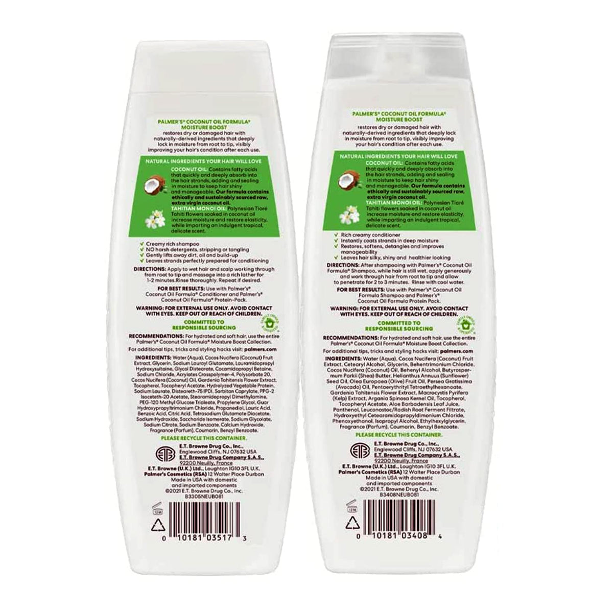 Coconut Oil Shampoo & Conditioner X281