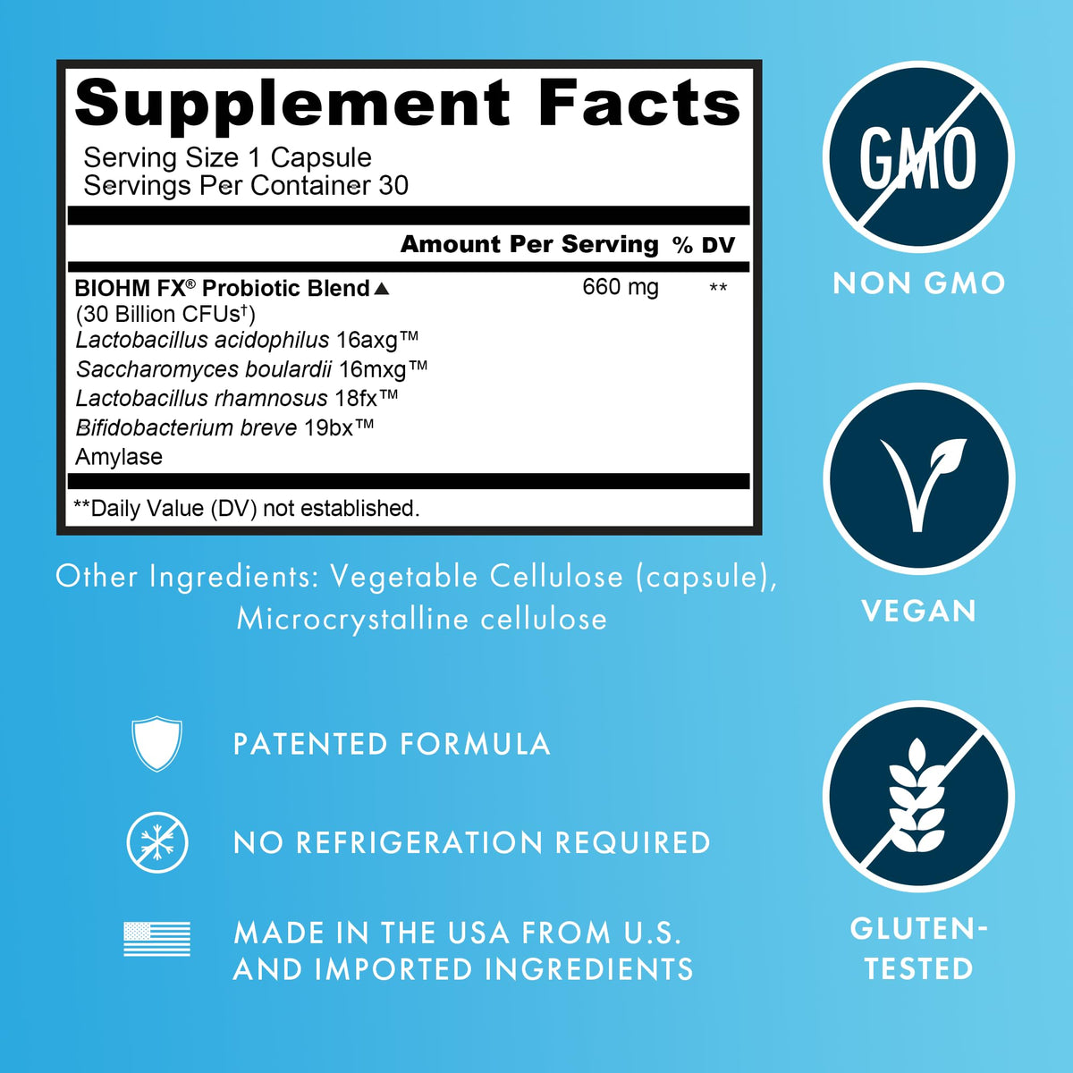 30 Billion CFU Probiotic X46591