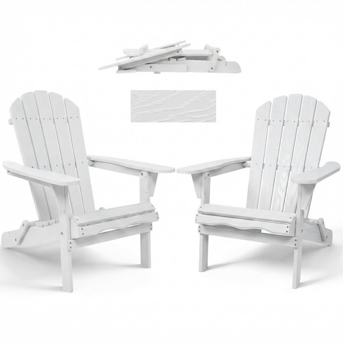 Folding Solid Cedar Wood Outdoor Chair B5391