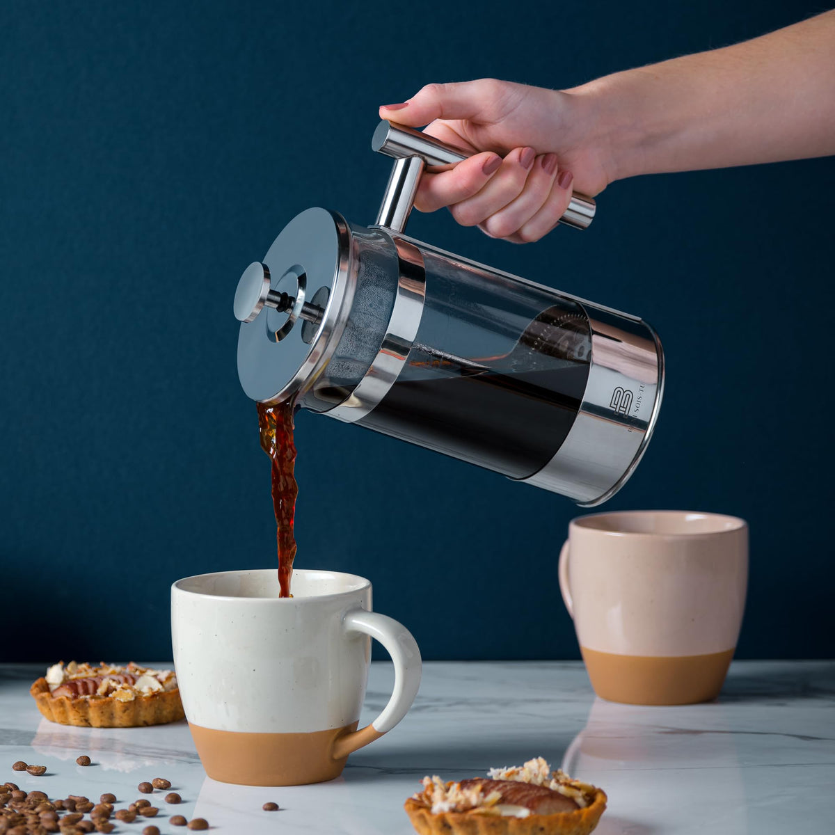 34 oz Borosilicate Glass French Press Coffee Maker F575