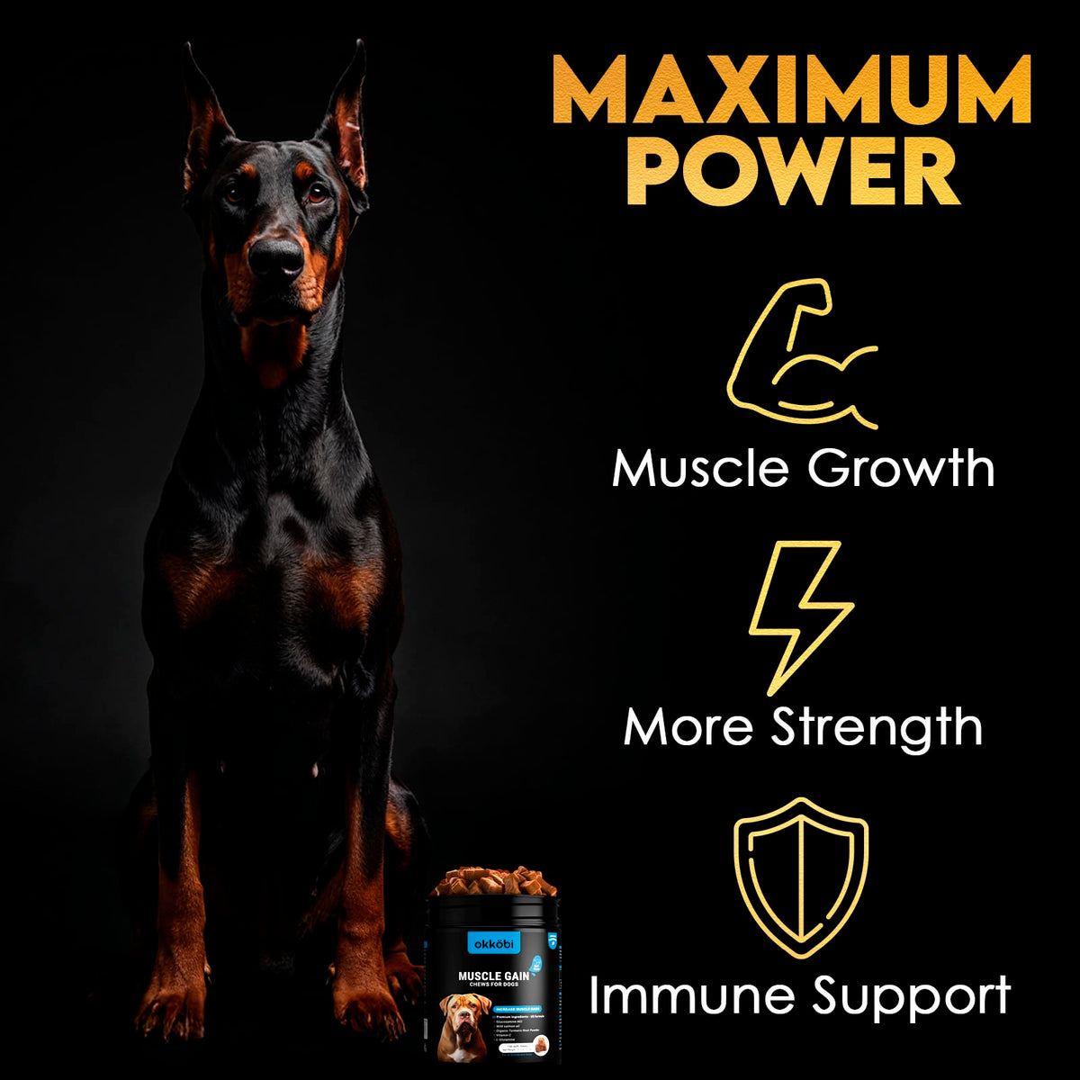 High Calorie Chicken Chews for Dogs 150ct C369