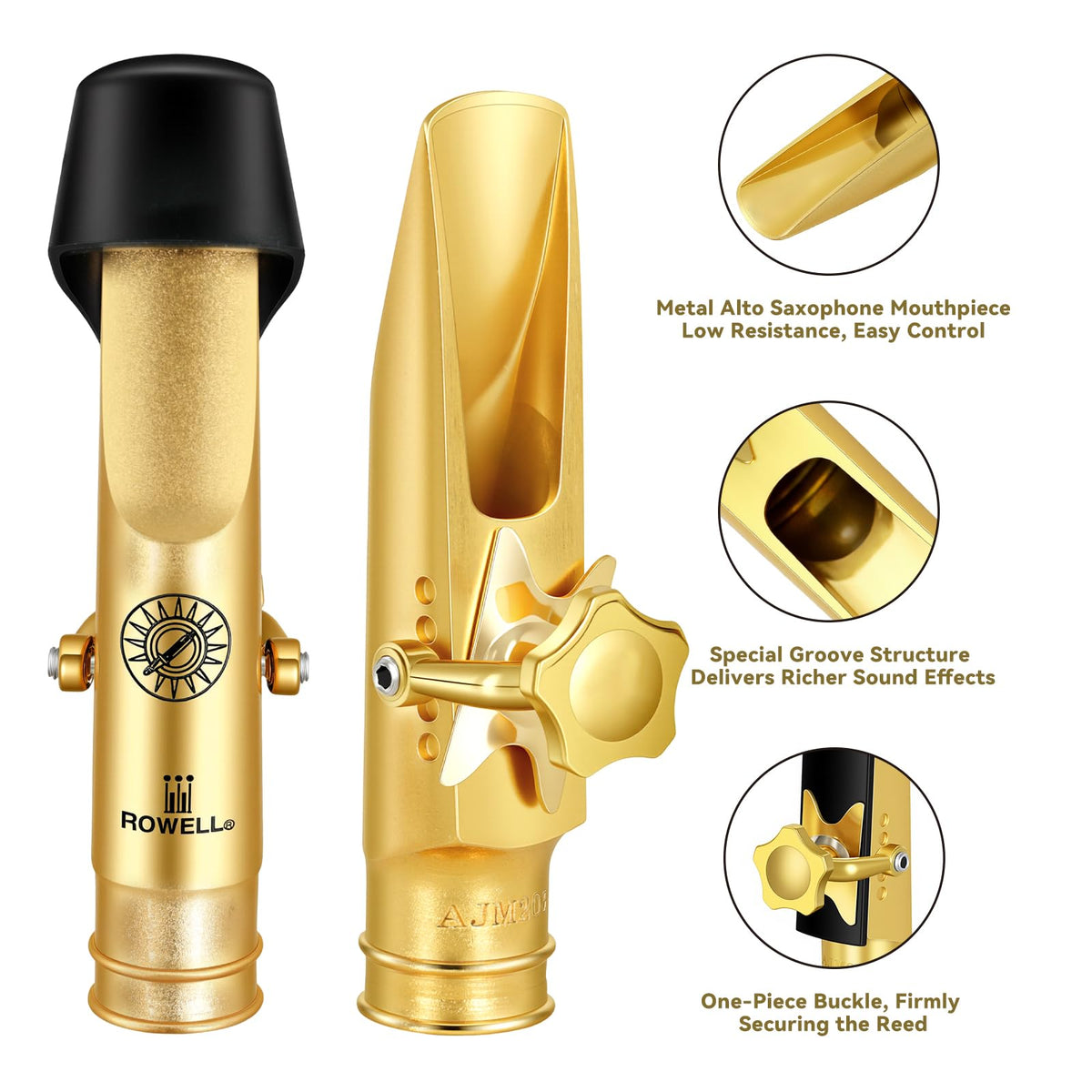 Alto Saxophone Metal Mouthpiece T814