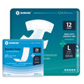 Adult Diapers Large 12 Count & Booster Pads 26 Count B610447