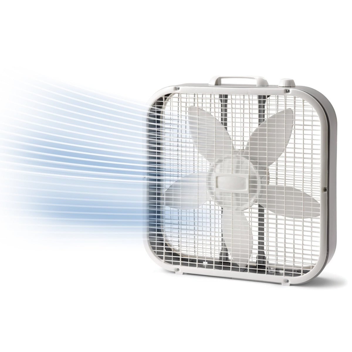 20" Classic Box Fan, 3 Speeds, White F961