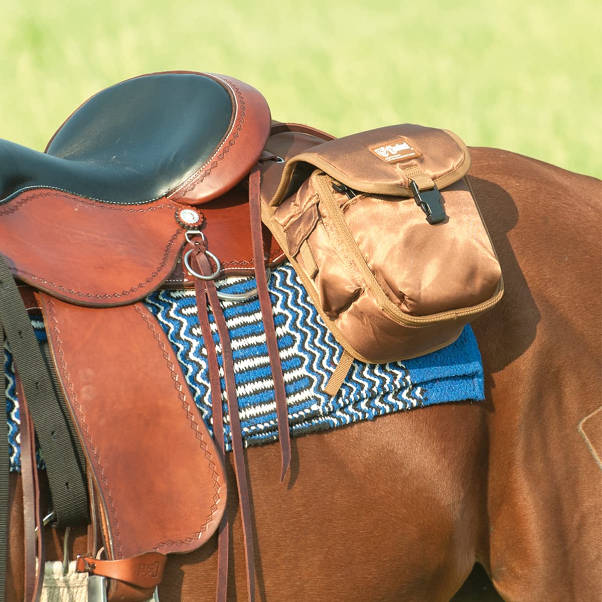 Brown Medium Rear Saddle Bag T306162