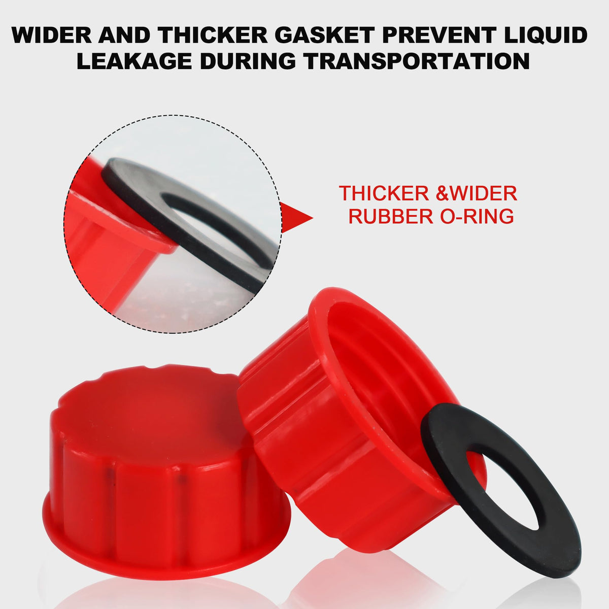 6 Pack Replacement Gas Can Caps L4015