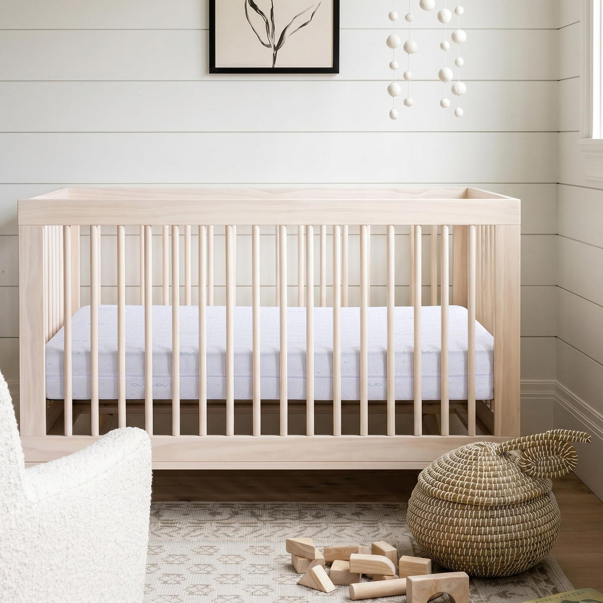 52x27.5x6 Dual-Sided Gel Memory Foam Crib Mattress P6308