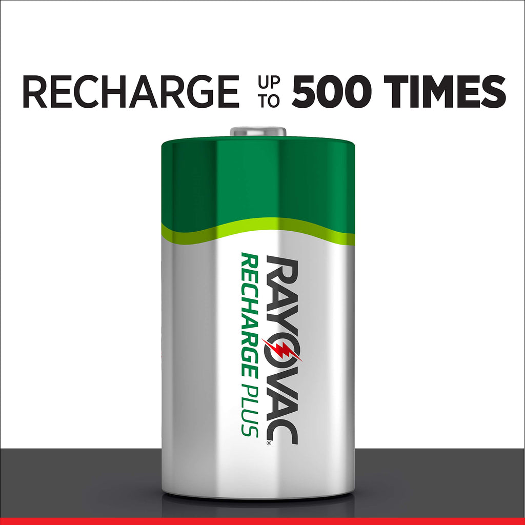 Rechargeable D Batteries 2 Count E268731